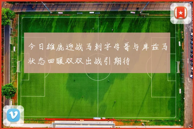 今日雄鹿迎战马刺字母哥与库兹马状态回暖双双出战引期待